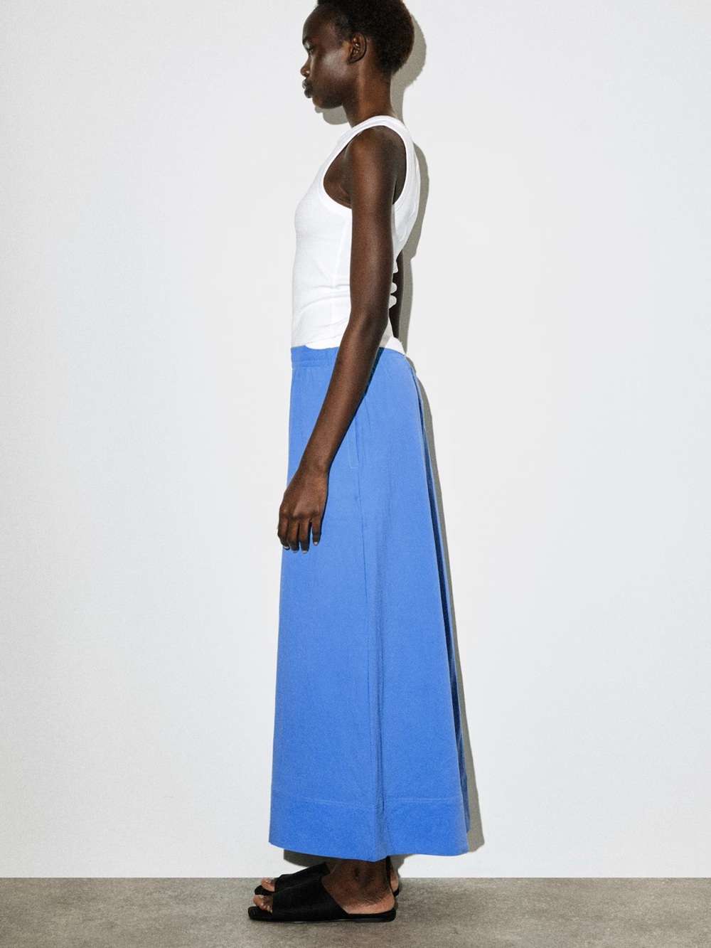 NWT (size 10) COS SEERSUCKER CULOTTES - Picture 3 of 10